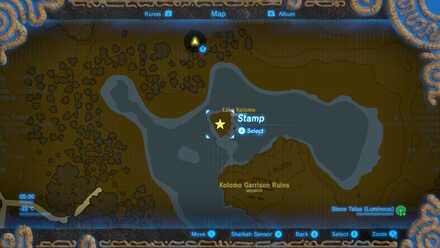 Stone Talus (Luminous) - Lake Kolomo Map