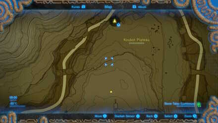 Stone Talus (Luminous) - Koukot Plateau Map