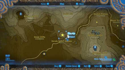 Stone Talus (Luminous) - Gerudo Desert Getaway Map
