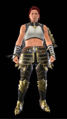 Chrome Metal Layered Armor M