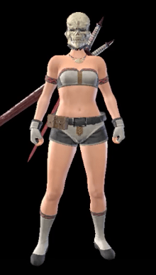 Skull Visage Layered Armor F