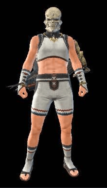 Skull Visage Layered Armor M