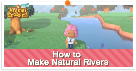 ACNH - How to Make Natural Rivers partial