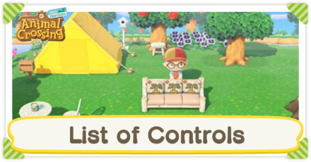 ACNH - List of Controls