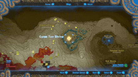 Igneo Pebblits and Ore Deposits - Gorae Torr Shrine Map