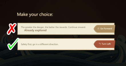 Genshin - Correct Decisions in Mysterious Voyage