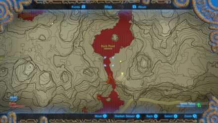Igneo Talus - Darb Pond Map