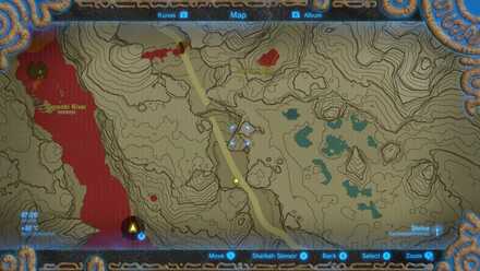 Igneo Talus - Gortram Cliff Map