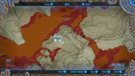 Igneo Talus - Lake Darman Map