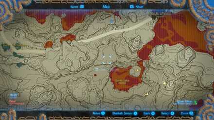 Igneo Talus - Gorko Lake Map