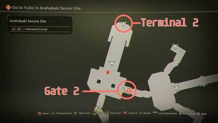 Arahabaki Gate 2 Map Location