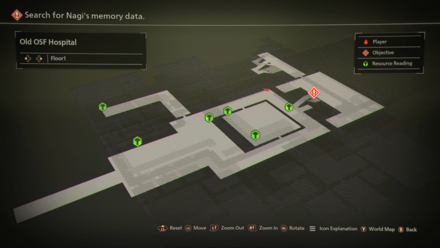 Old OSF Hospital Mapped Items