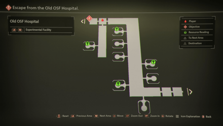 Old OSF Hospital Mapped Items