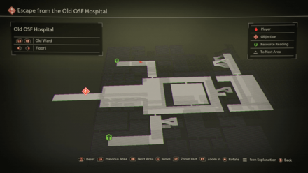 Old OSF Hospital Mapped Items