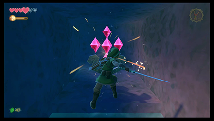 Return to the central room. Activate the Red Crystal under the door of the west room