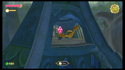 Get the Heart Piece in Skyview Temple