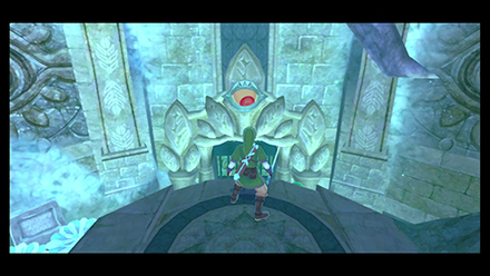 Rotate your sword quickly to make the eye dizzy