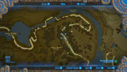 Big Hearty Radish - Tabahl Woods Map