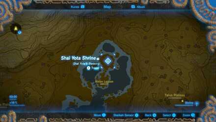 Big Hearty Radish - Shai Yota Shrine Map