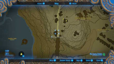 Big Hearty Radish - Akkala Bridge Ruins Map