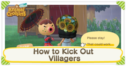 Animal Crossing: New Horizons (ACNH) - How to Kick out Villagers: Getting Rid of Villagers Guide