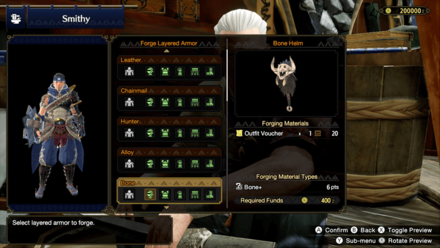 Monster Hunter Rise (MH Rise) - Forge Layered Armor