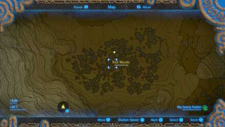 Big Hearty Radish - Rok Woods Map