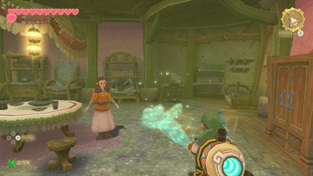 Zelda Skyward Sword HD - Use Gust Bellows