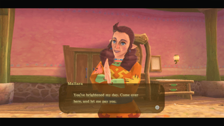 Zelda Skyward Sword HD - Cleaning Pipit