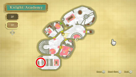 Zelda Skyward Sword HD - The Haunted Restroom Karane Map Location