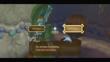 Zelda Skyward Sword HD - The Arm that Asks for Paper