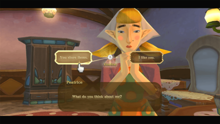 Zelda Skyward Sword HD - Item Check Crush Walkthrough - You store items