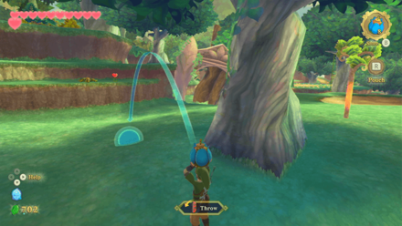 Zelda Skyward Sword HD - How to Throw Bombs