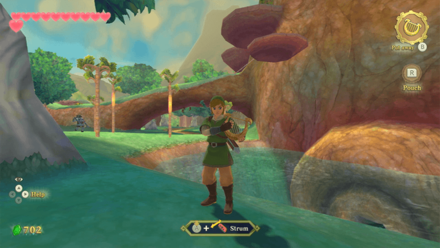 Zelda Skyward Sword HD - Goddess Harp Strum Controls