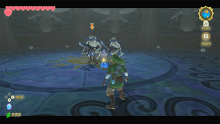 Zelda Skyward Sword HD - Use Bombs to Defeat Enemies
