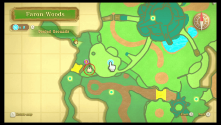 Zelda Skyward Sword HD - Faron Woods Kukwi Location - 3