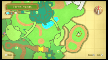 Zelda Skyward Sword HD - Faron Woods Kukwi Location - 1