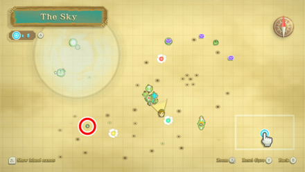 Zelda Skyward Sword HD - Missing Party Wheel Walkthrough Fun Fun Island Map Location