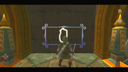 Zelda Skyward Sword HD - Drawing a Rupee Symbol