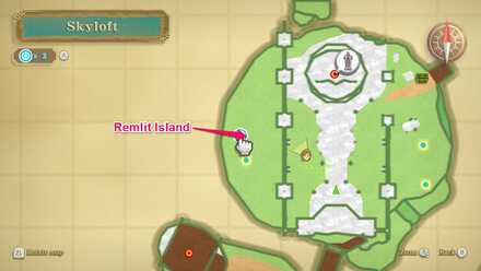 Remlit Island location map