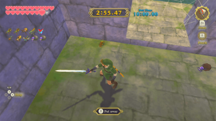 Zelda Skyward Sword HD - Bug Heaven Faron Grasshopper and Eldin Roller