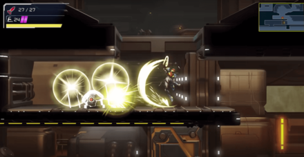 Metroid Dread Melee Dash