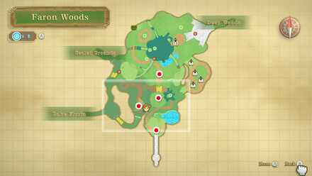 Faron Woods - Recommended Bird Farm Location