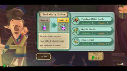Revitalizing+ Potion - Recipe