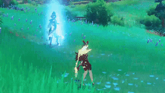 Genshin - Mirror Maiden Waterfall Attack