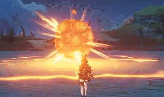 Genshin - Pyro Hypostasis Explosion Attack