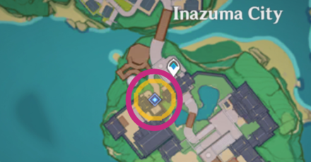 Genshin - Go to the location on the map