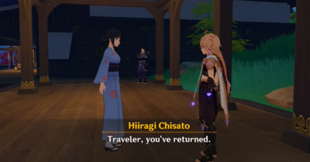 Genshin - Report back to Hiiragi Chisato