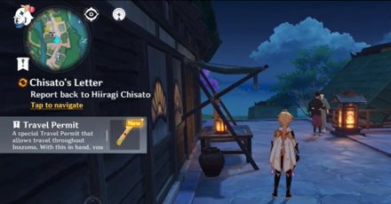 Genshin - Get the Travel Permit