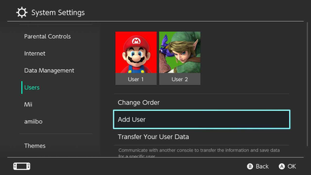 Pokemon UNITE - How to Create a New User in Nintendo Switch - Select Add User